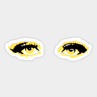 Yellow Gaze Sticker